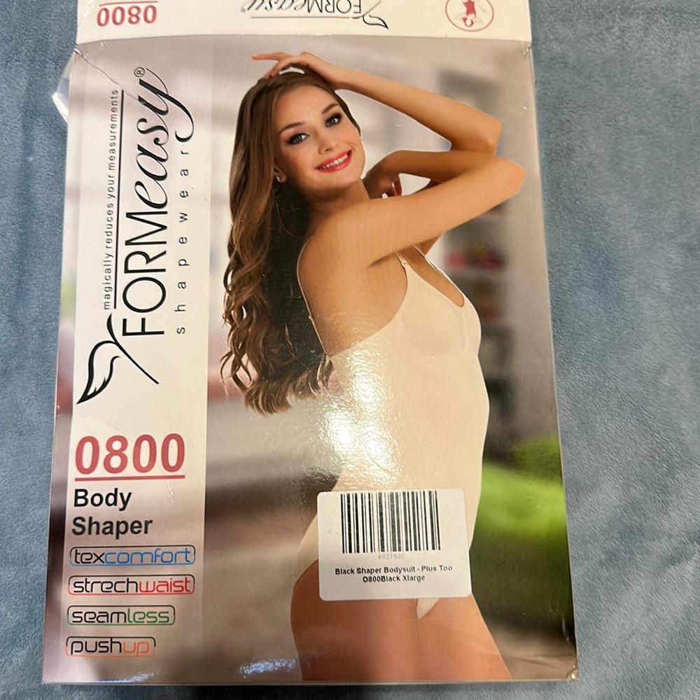 NWT FORMeasy Black Body shaper shapewear bodysuit.